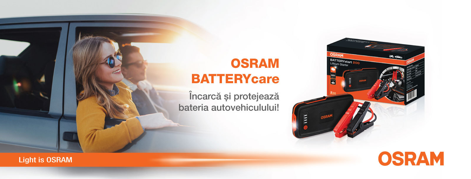 (P) Nou de la OSRAM: Gama BATTERYcare - accesorii pentru întreținerea bateriei
