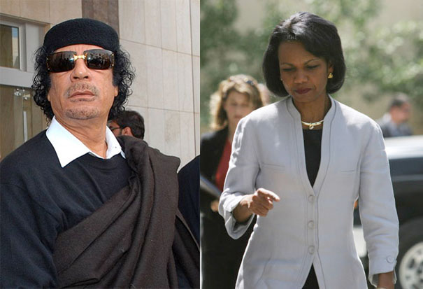 Cum a dovedit Ghaddafi pasiunea pe care o avea pentru Condoleezza Rice