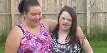 O fetita de 12 ani, cu sindromul Down, si-a salvat sora mai mica de la inec. 