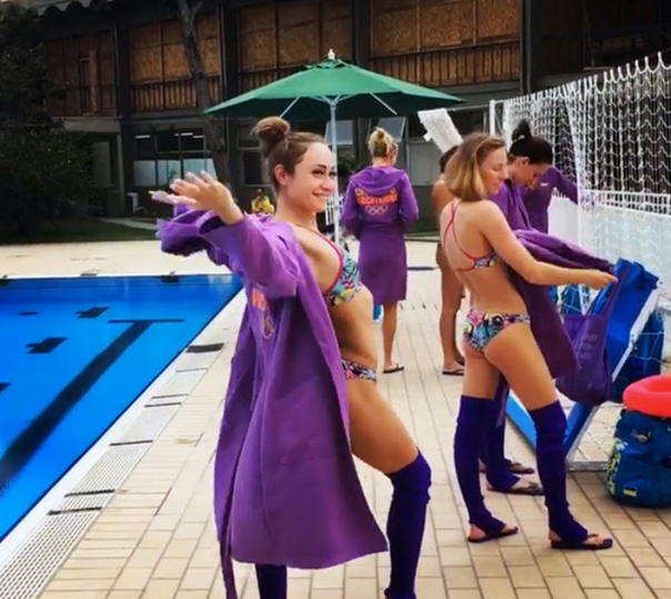 O ucraineanca a simulat un numar de striptease la antrenamente, la Rio. Imaginile cu Anna Voloshyna s-au viralizat