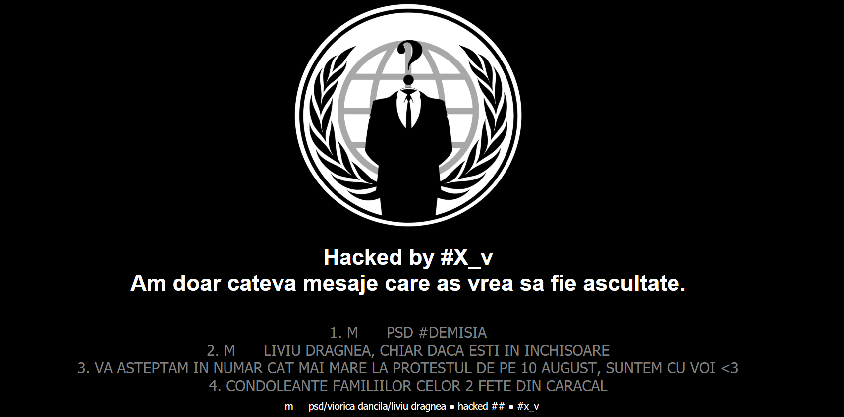 Site-ul INML a fost ţinta unor atacuri informatice. Ce mesaje au apărut pe ecran