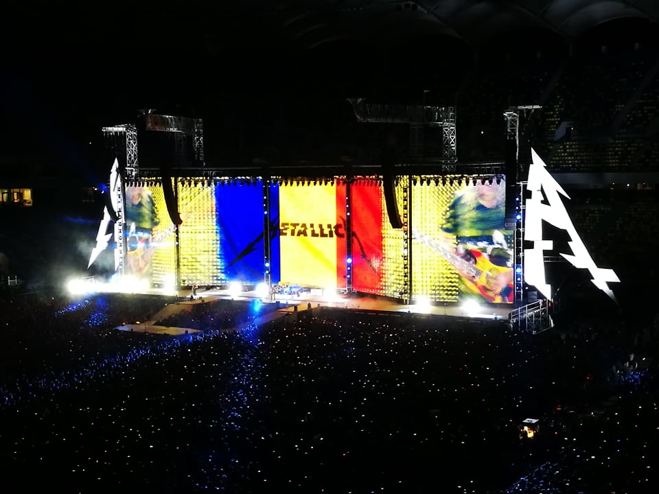 Momentul în care Metallica a cântat ”De vei pleca”, piesa trupei Iris, pe Arena Națională