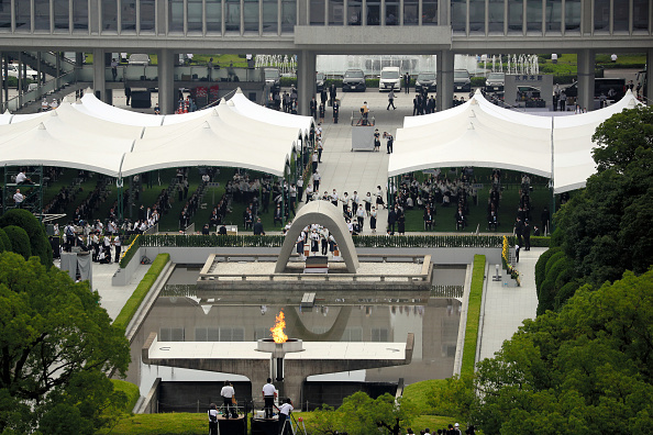75 de ani de la atacul nuclear de la Hiroshima. Ceremonii de comemorare a victimelor - Imaginea 14
