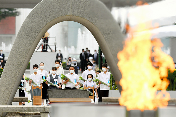 75 de ani de la atacul nuclear de la Hiroshima. Ceremonii de comemorare a victimelor - Imaginea 18