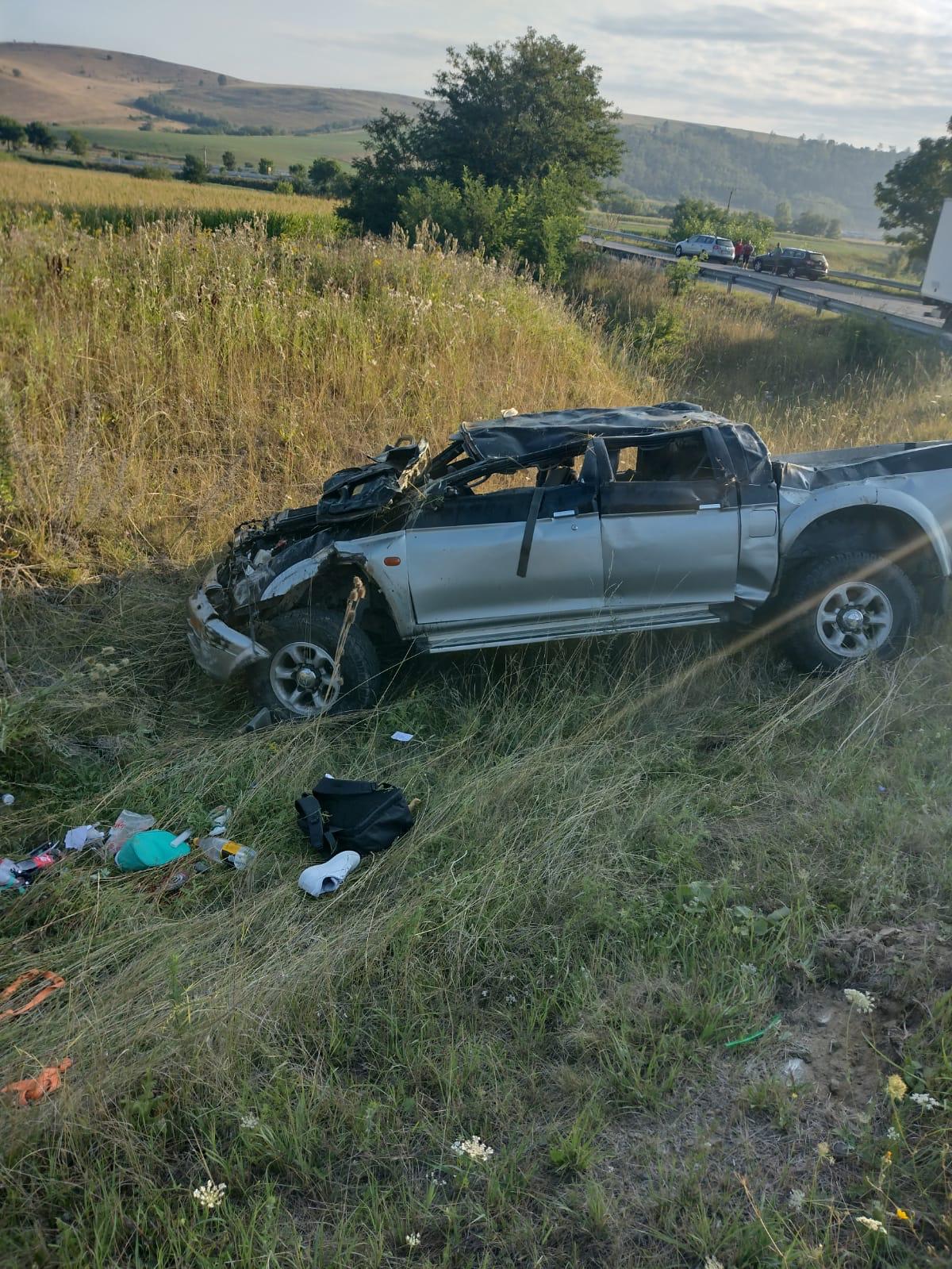 Accident grav între Braşov şi Sighişoara, cu patru răniți. A intervenit elicopterul SMURD - Imaginea 5
