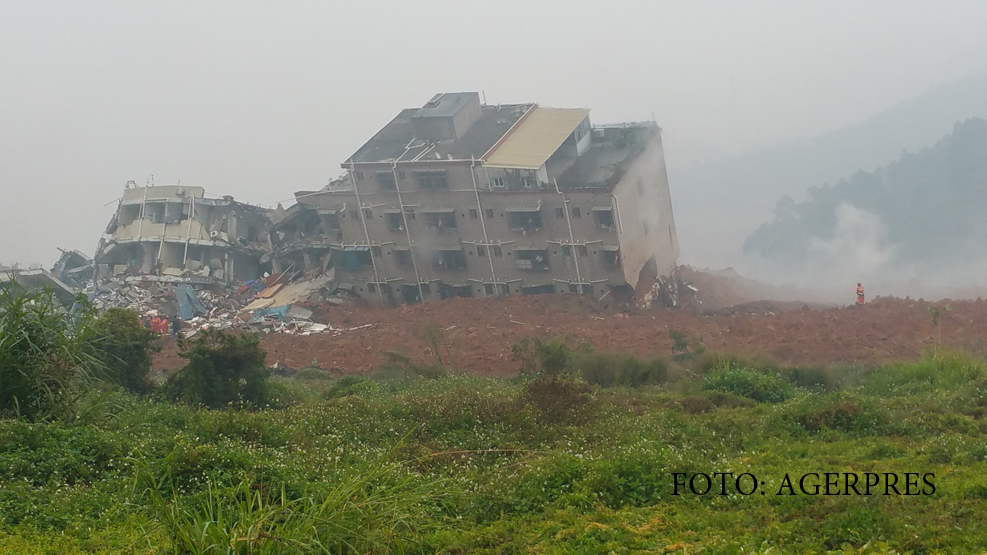 Alunecare de teren in China: 22 de cladiri s-au prabusit din cauza neglijentei constructorilor. GALERIE FOTO - Imaginea 3