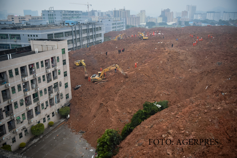 Alunecare de teren in China: 22 de cladiri s-au prabusit din cauza neglijentei constructorilor. GALERIE FOTO - Imaginea 4