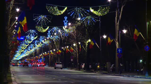 Luminile din Bucuresti vor putea fi admirate anul acesta pe un traseu de 29 de kilometri. Cate beculete au fost aprinse