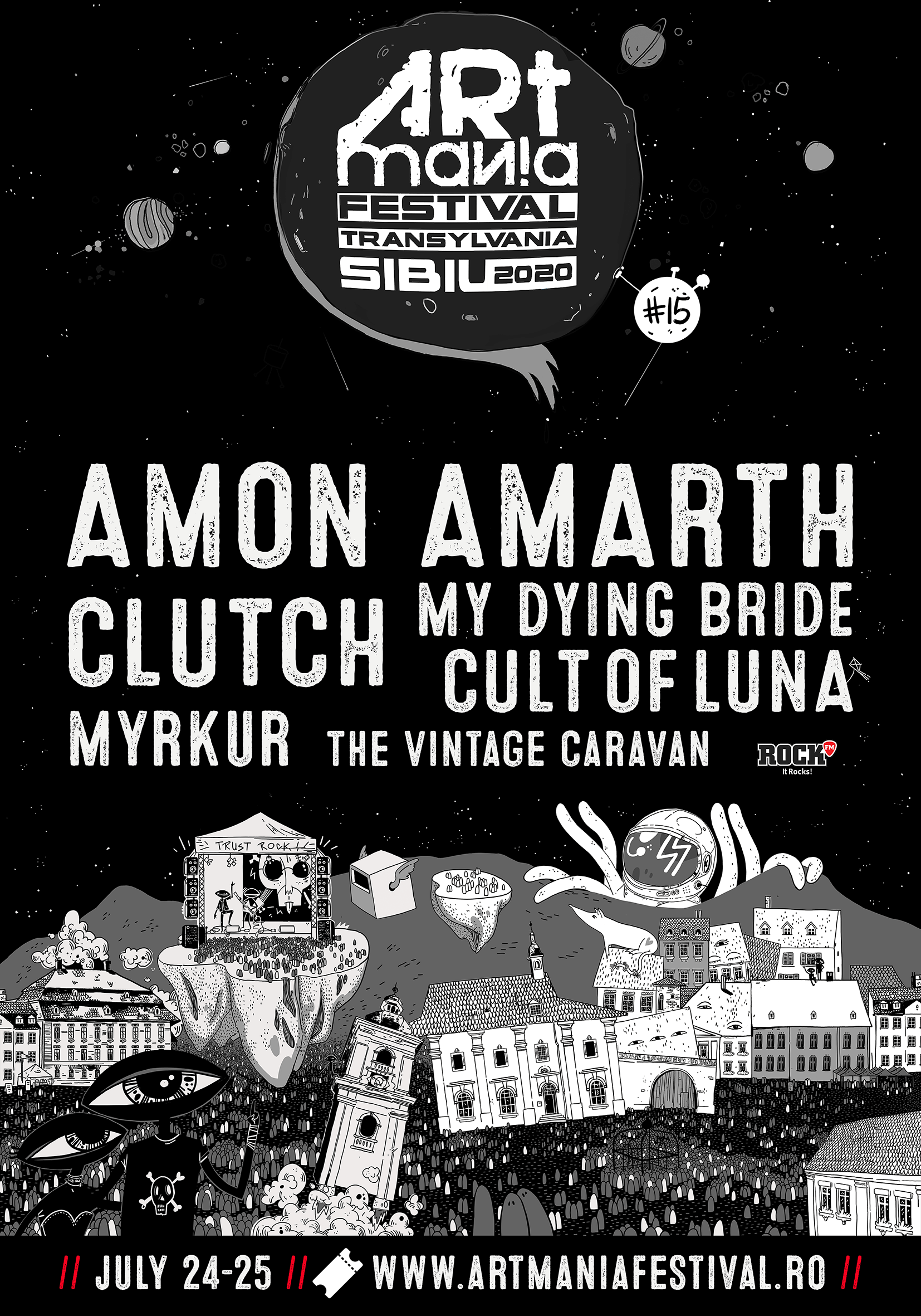 Amon Amarth, Clutch și Cult of Luna, printre primele confirmări la ARTmania Festival 2020 - Imaginea 1