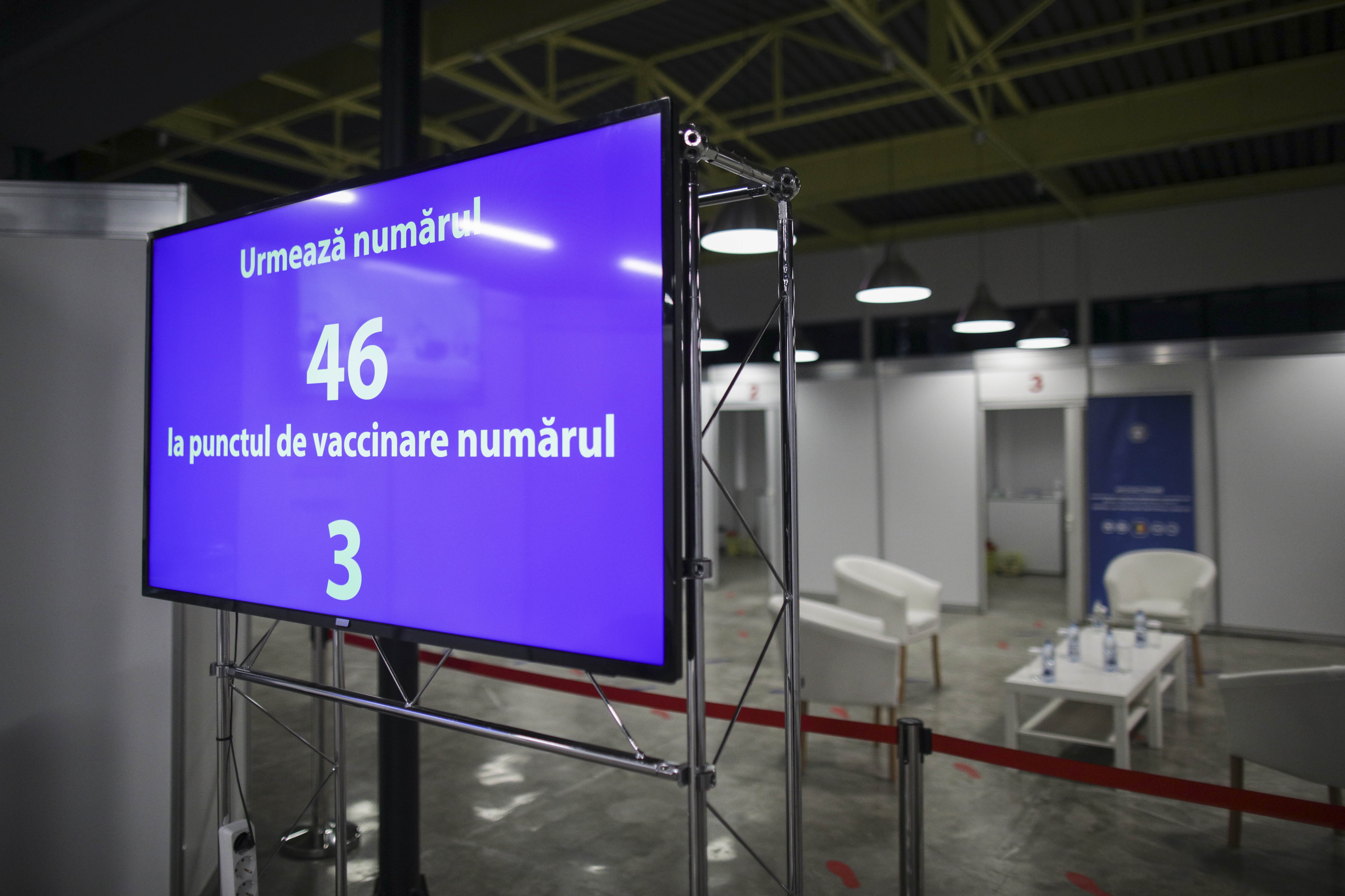 Cum arată primul centru de vaccinare anti-Covid-19 din România