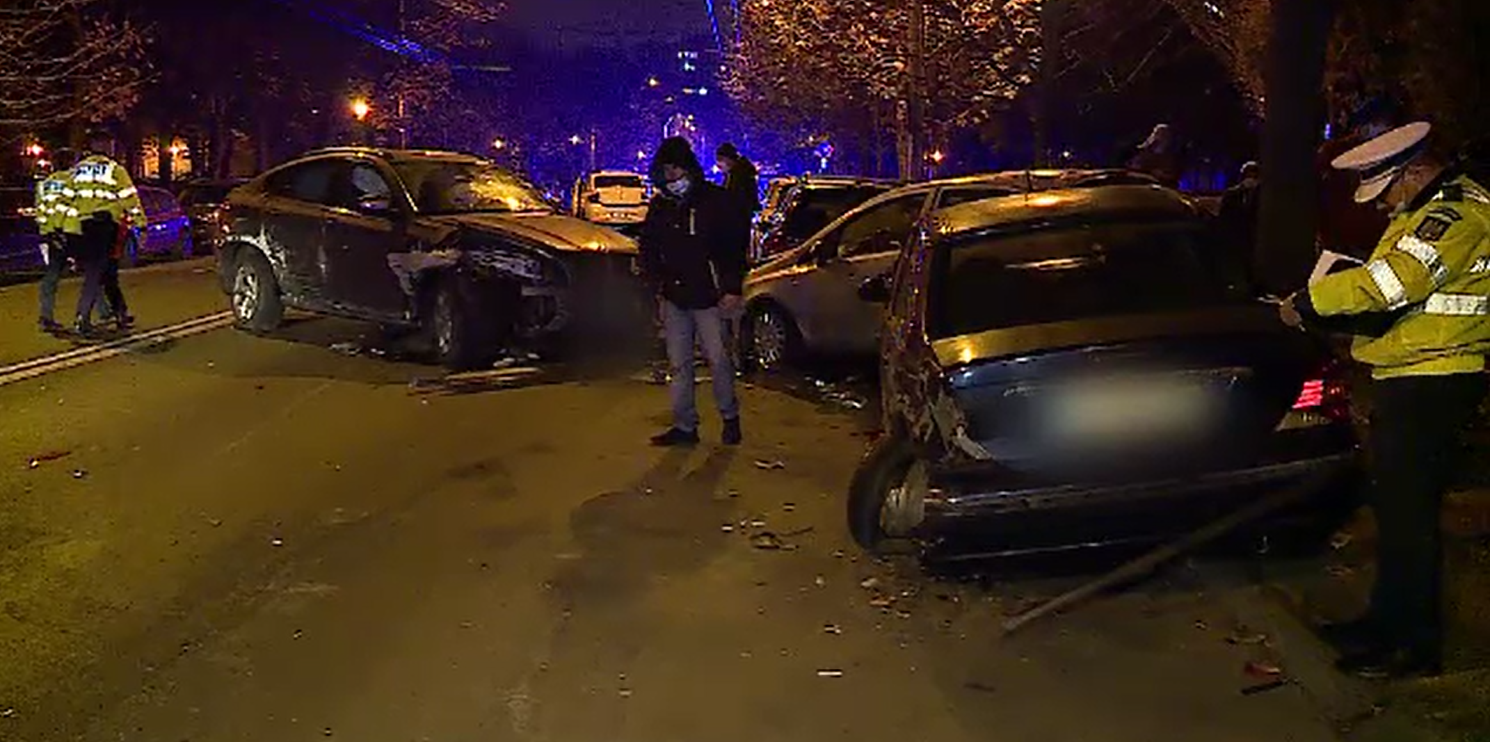 Un șofer beat din Constanța a lovit șapte mașini parcate regulamentar apoi a fugit. Cum a fost prins