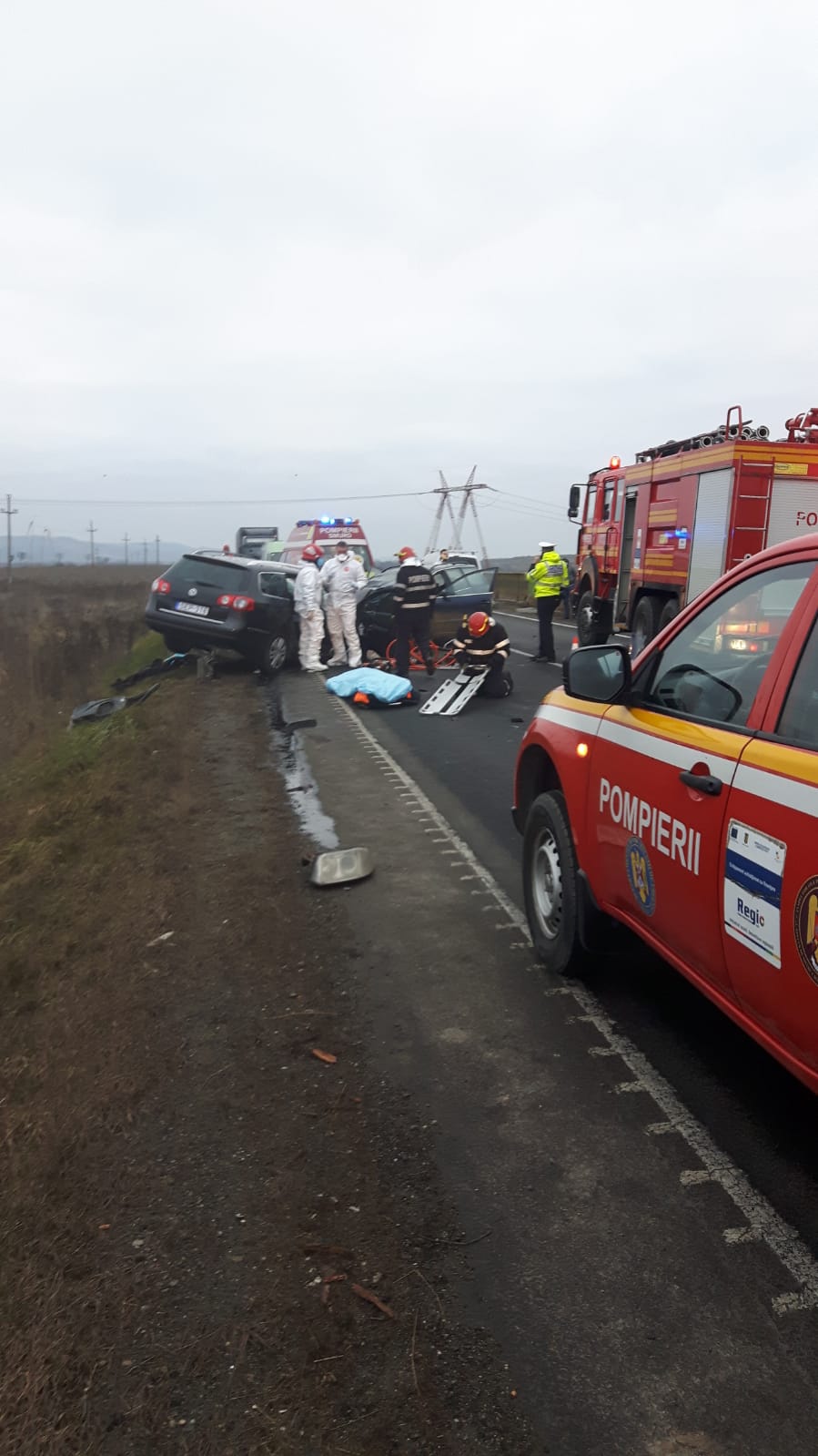 Accident grav produs pe DN1, în județul Sibiu. Două persoane au murit. FOTO - Imaginea 2