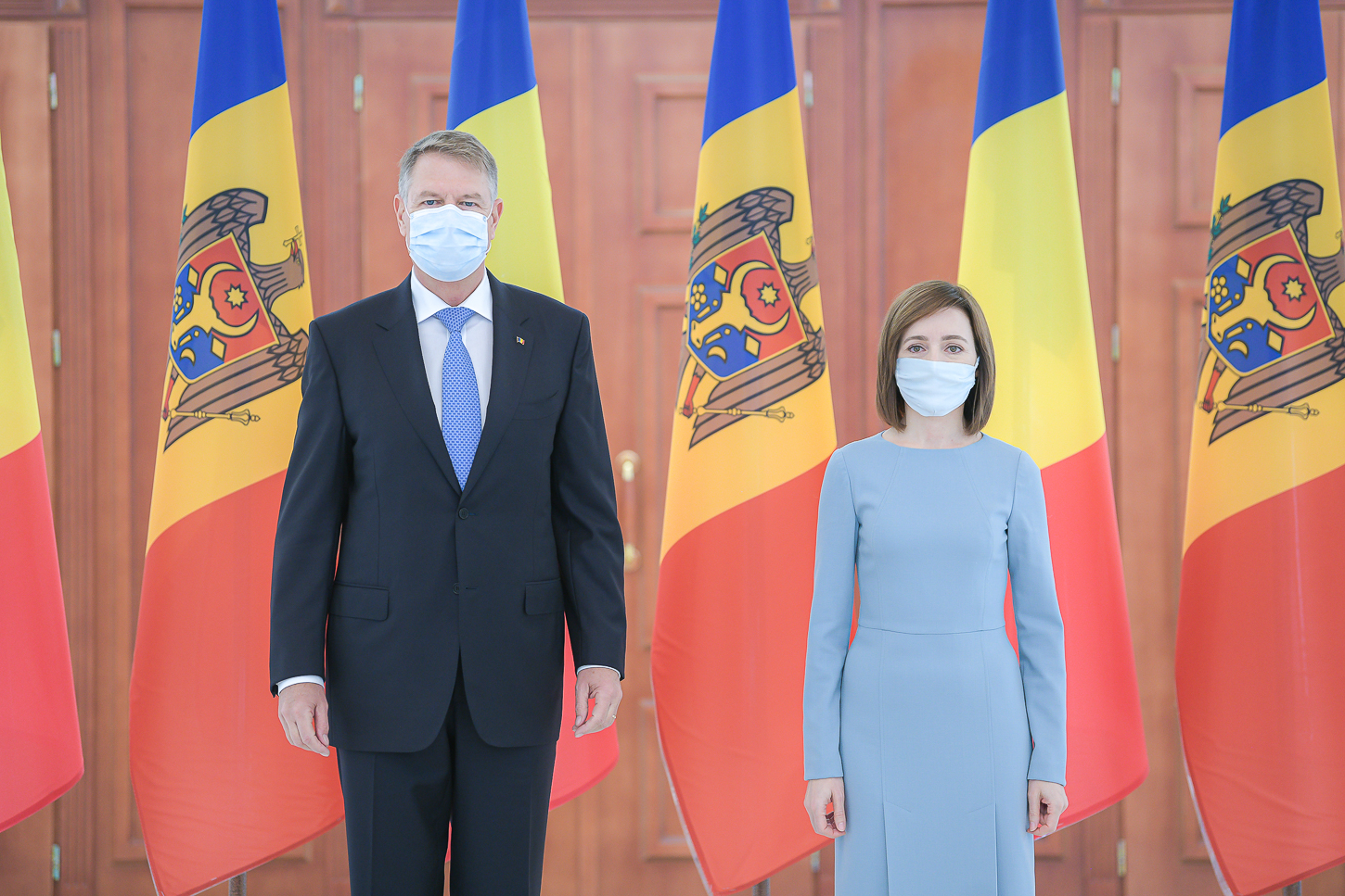 Klaus Iohannis la Chișinău. România ajută Republica Moldova cu 200.000 de doze de vaccin anti-Covid