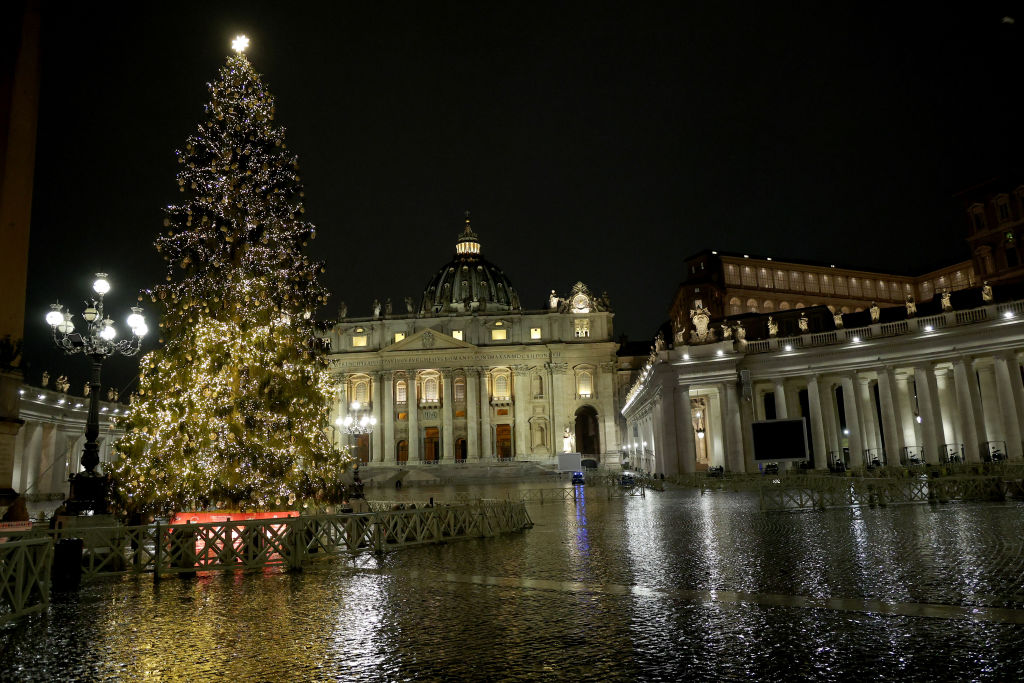 Bradul de Crăciun din Vatican are 28 de metri înălțime și o vechime de 110 ani