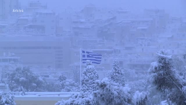 Avertisment de la MAE. Grecia va fi lovită de furtuni, grindină şi căderi masive de zăpadă