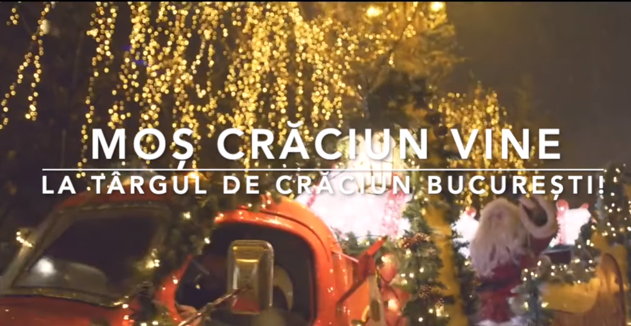 ORAR. Moş Crăciun ajunge vineri la Târgul de Crăciun din București