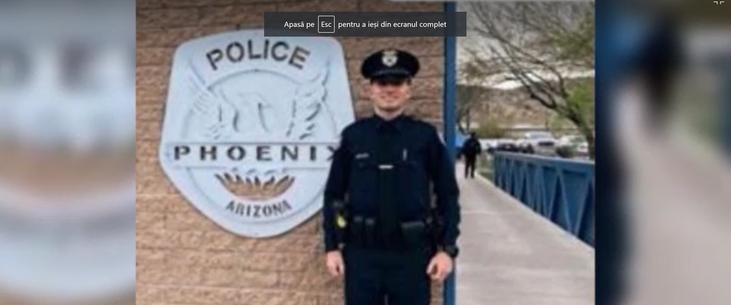 Strângere de fonduri pentru un poliţist american cu origini româneşti, împuşcat în timp ce apăra comunitatea