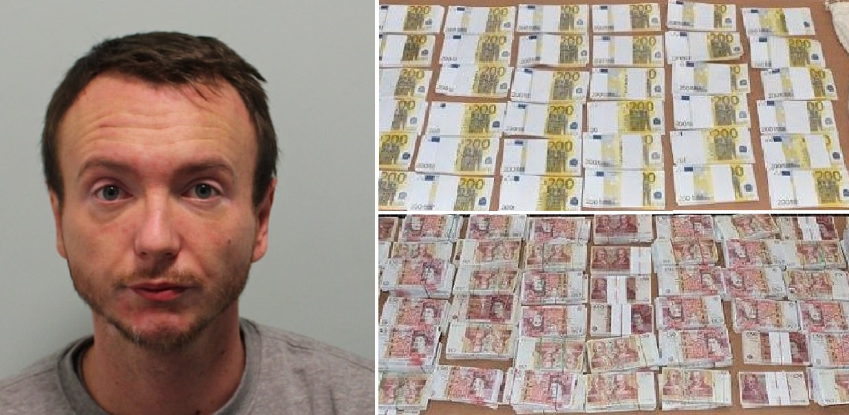 Român prins în Londra cu 1 milion de lire false și cu un pistol cu care trăgea cu bani în stripteuze