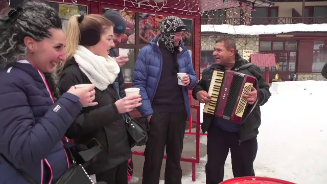 Turiștii din Râșnov au început Revelionul cu două zile înainte de sfârșitul anului