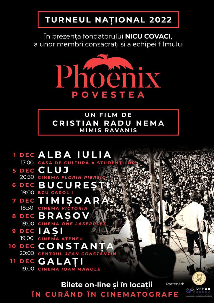 Filmul documentar ”PHOENIX – Povestea” va fi prezentat într-un turneu național, în prezența lui Nicu Covaci - Imaginea 3