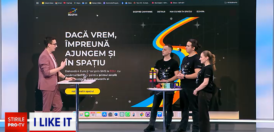 ROSPIN, o inițiativă creată de studenți rom&acirc;ni. Vor să trimită un satelit &icirc;n orbita joasă a Păm&acirc;ntului