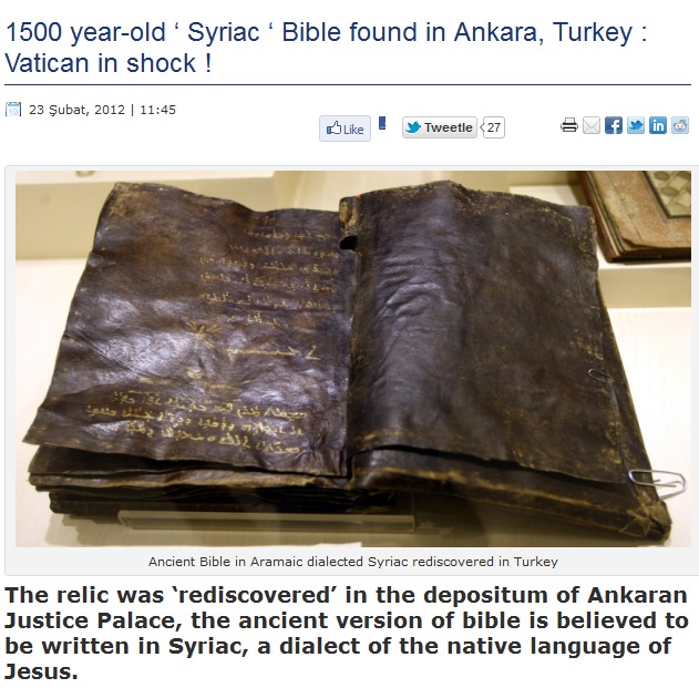 O Biblie veche de 1.500 de ani ar putea schimba istoria crestinismului. Contine o profetie inedita