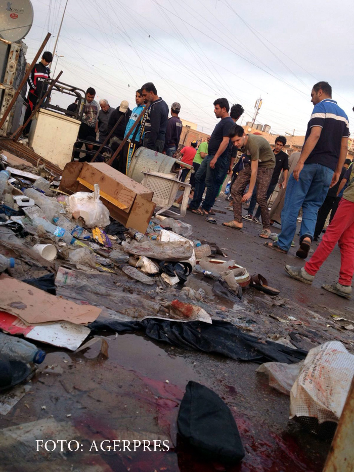 Masacru in Bagdad: 70 de morti si peste 100 de raniti, intr-un dublu atentat atribuit ISIS. VIDEO cu momentul exploziei - Imaginea 2