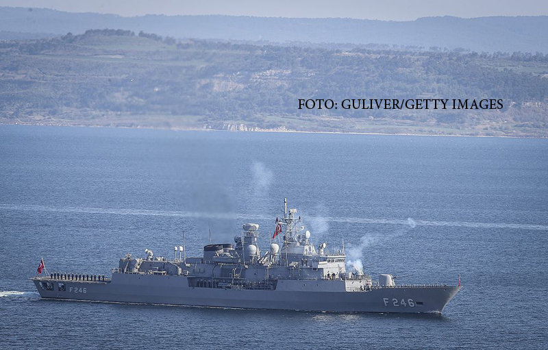 Incident grav in Marea Egee. O nava militara a Turciei a deschis focul in apele teritoriale ale Greciei