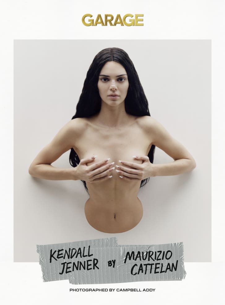 FOTO. Imagini incendiare cu Kendall Jenner. Model a pozat topless pentru o revistă - Imaginea 3