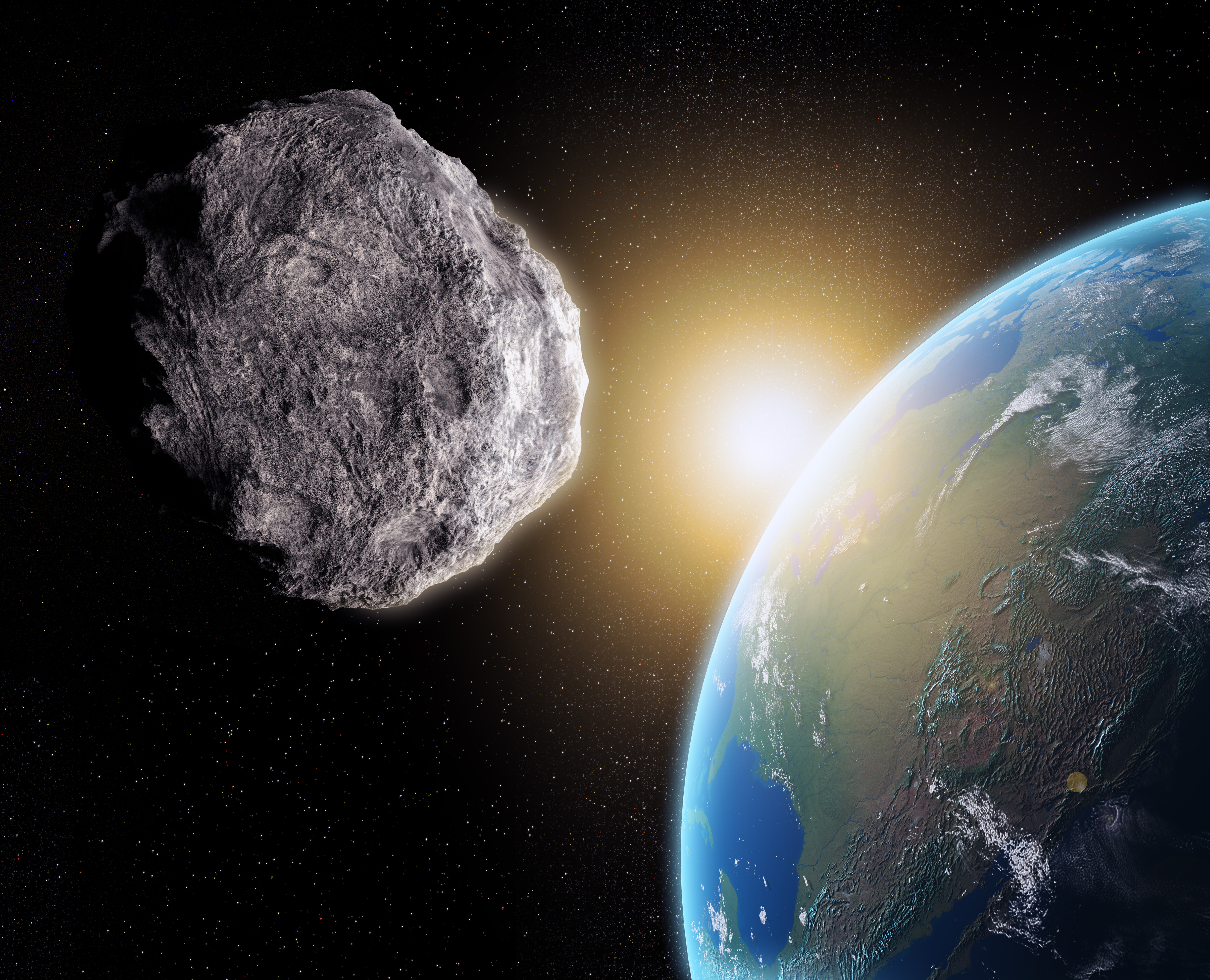 Un asteroid de trei ori mai mare decât Statuia Libertăţii va intra pe orbita Pământului