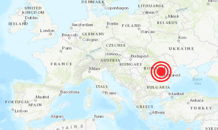 Un cutremur cu magnitudinea 3,6 a avut loc în Vrancea