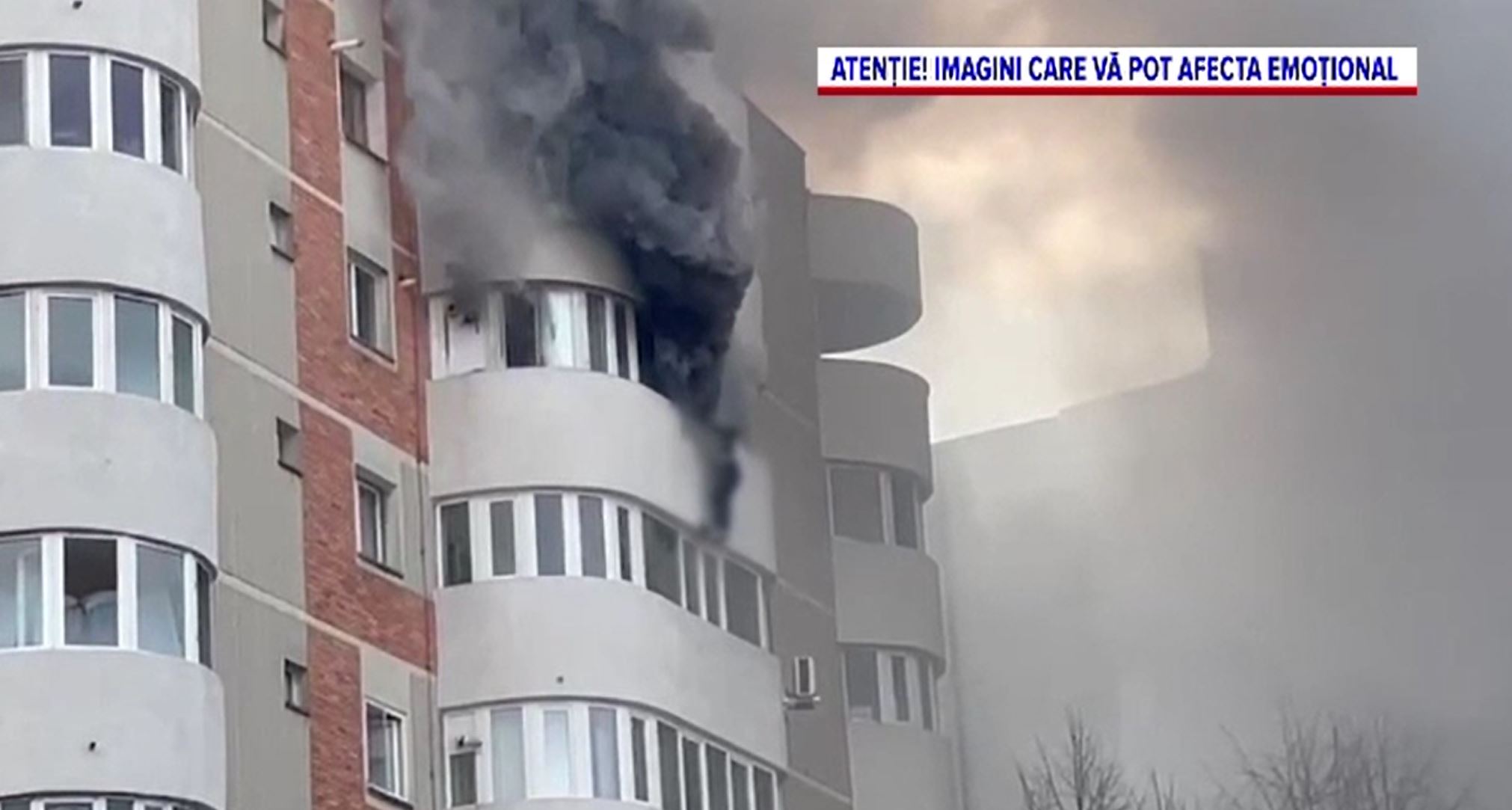 Scene șocante în Constanța. O femeie a murit după ce a sărit de la etajul 6, din foc