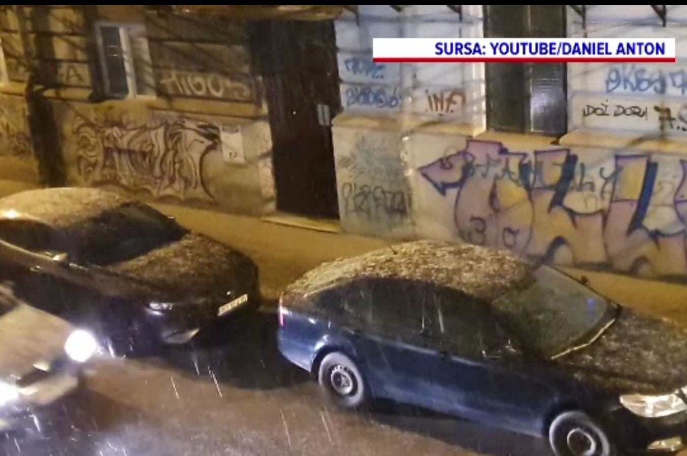 Furtuna de sâmbătă seara din Bucureşti s-ar putea repeta. Ne putem aştepta chiar la ninsori