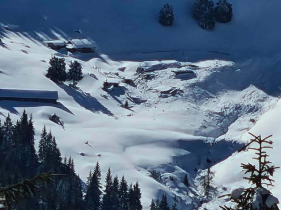 O avalanșă de mari dimensiuni a afectat cabana Puzdrele din Munții Rodnei. GALERIE FOTO - Imaginea 2