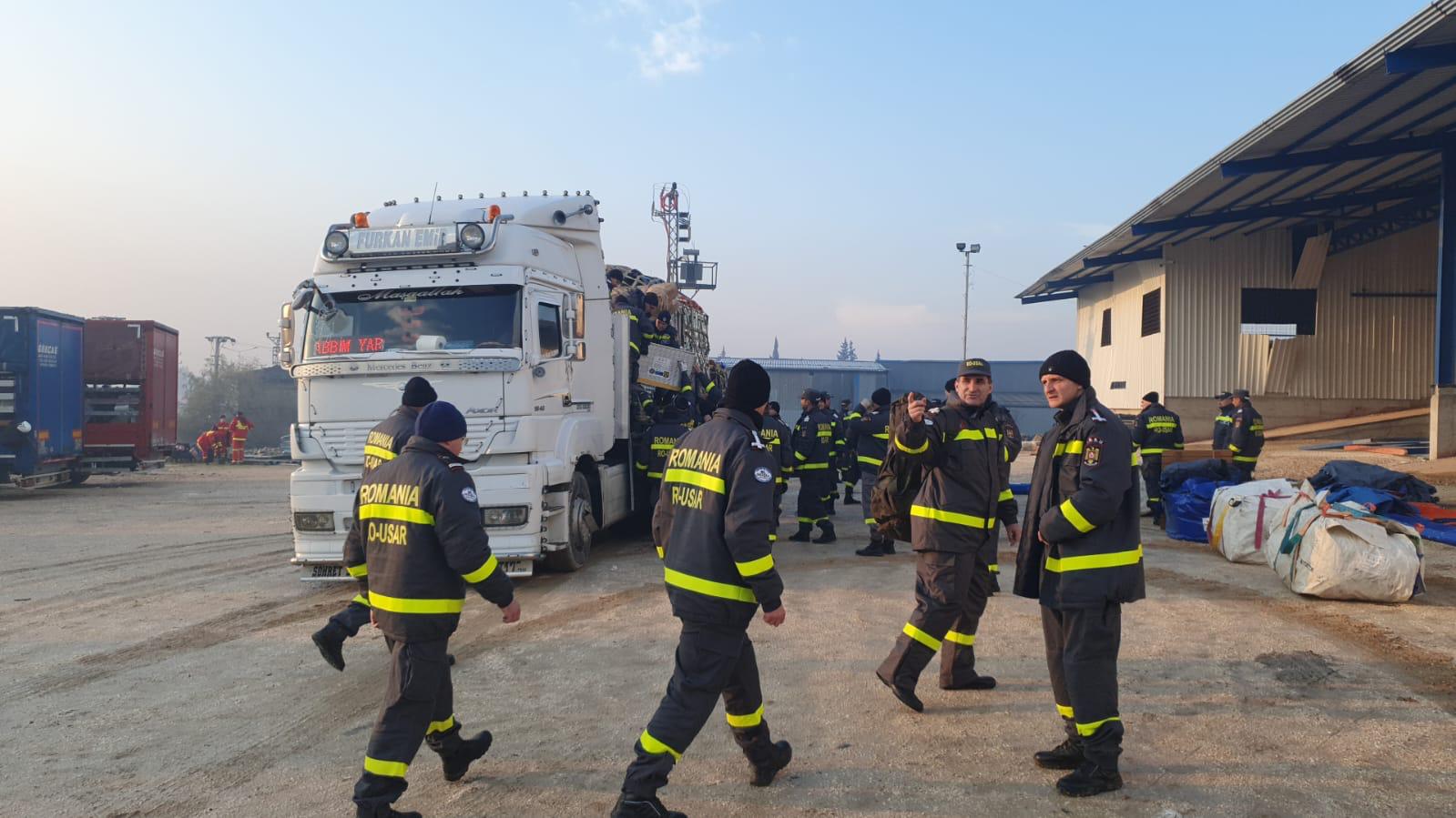 Echipa de sprijin din România, formată din personal de căutare-salvare, medici şi asistenţi SMURD, a ajuns în provincia Hatay - Imaginea 1