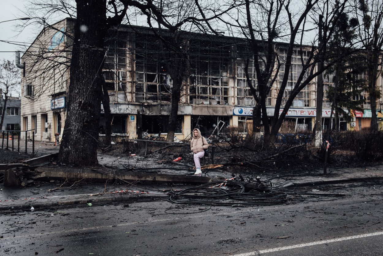 Prima zi a invaziei ruse în Ucraina. Pe 24 februarie 2022, Putin anunța începerea unei „operațiuni militare” FOTO - Imaginea 11