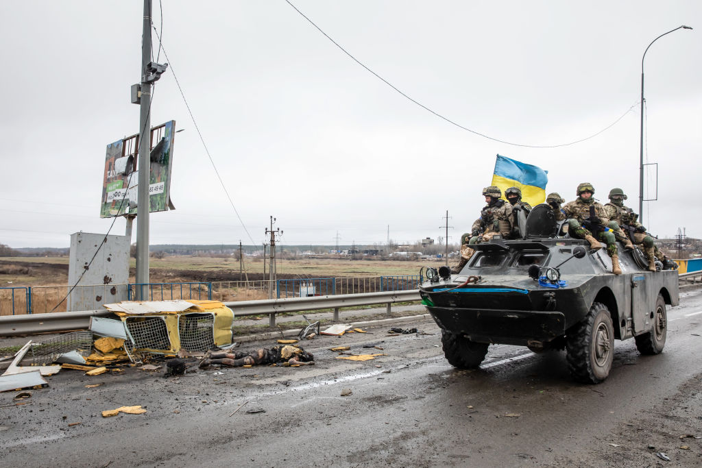 Un an de la invazia Rusiei în Ucraina, în imagini. Dezastrul provocat de armata lui Putin în țara vecină - Imaginea 31