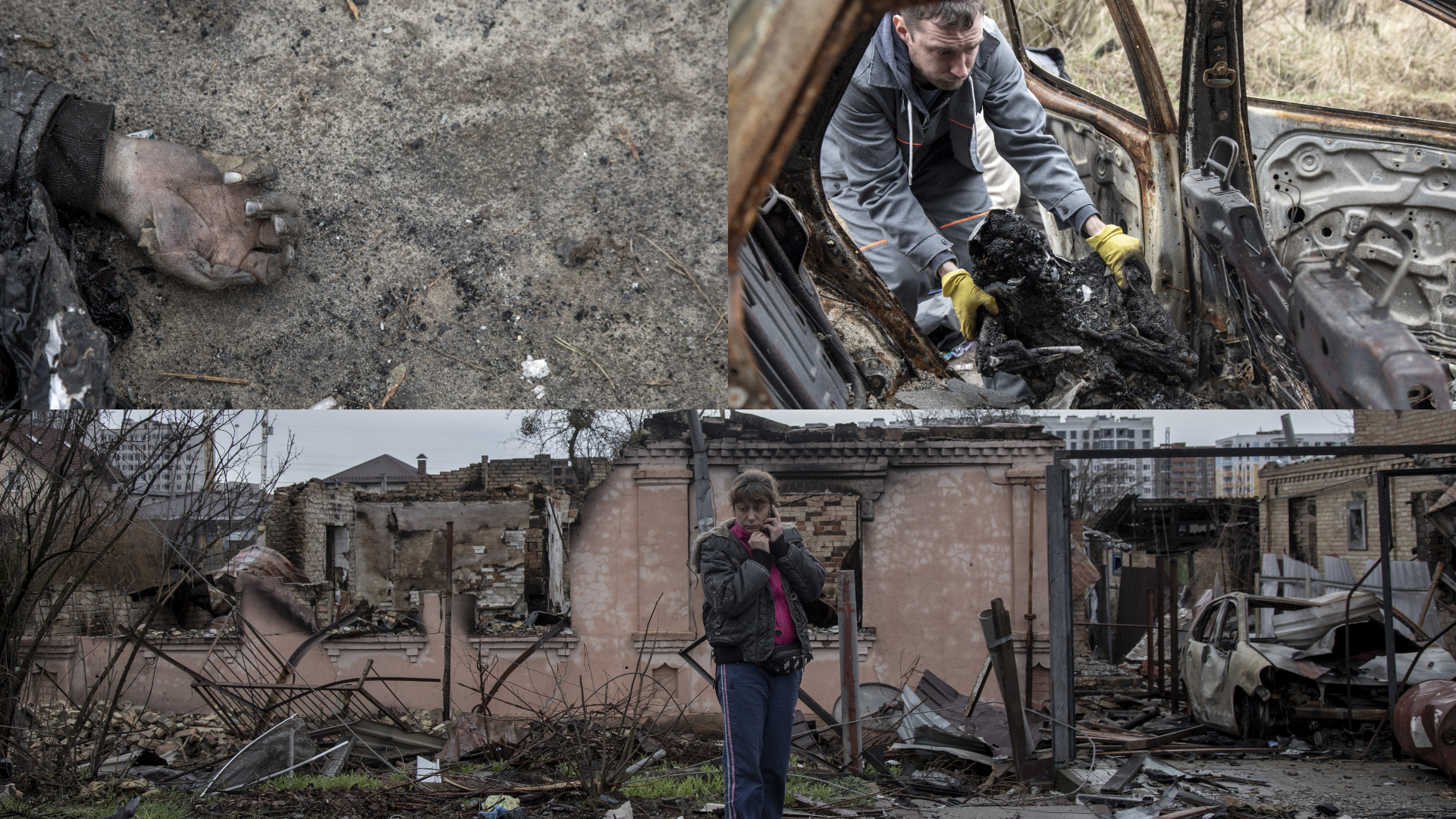 Un an de lacrimi și de moarte în Ucraina | Bucea, masacrul care nu va fi uitat niciodată | GALERIE FOTO - Imaginea 39