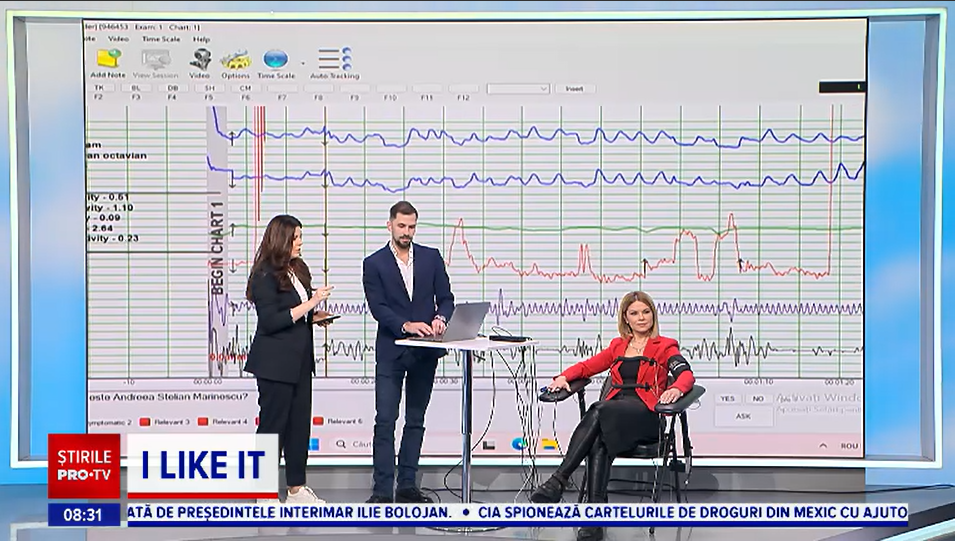 Cum s-a descurcat Andreea Marinescu la un test cu detectorul de minciuni