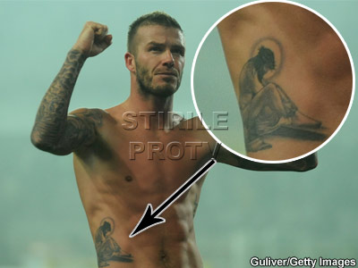 Ce-i lipsea lui David Beckham? Un tatuaj cu Isus