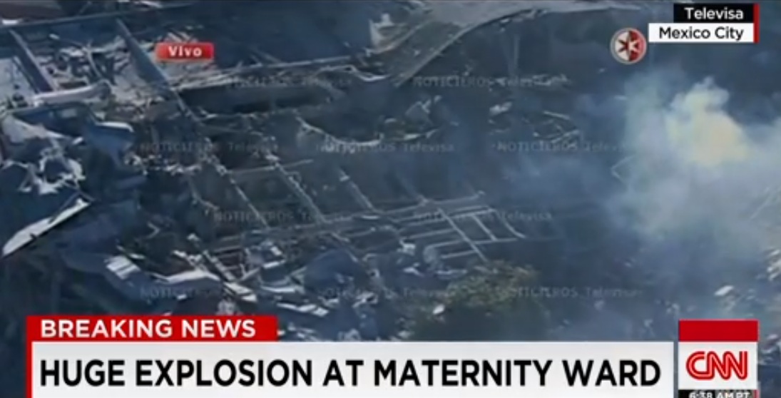Explozie la o maternitate din Ciudad de Mexico. Primarul orasului a revizuit bilantul tragediei la 2 morti
