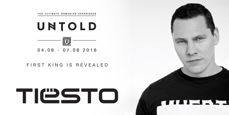 Legendarul TIESTO, primul headliner UNTOLD 2016