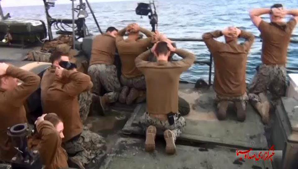 Iranul a difuzat imagini cu un marinar american care 
