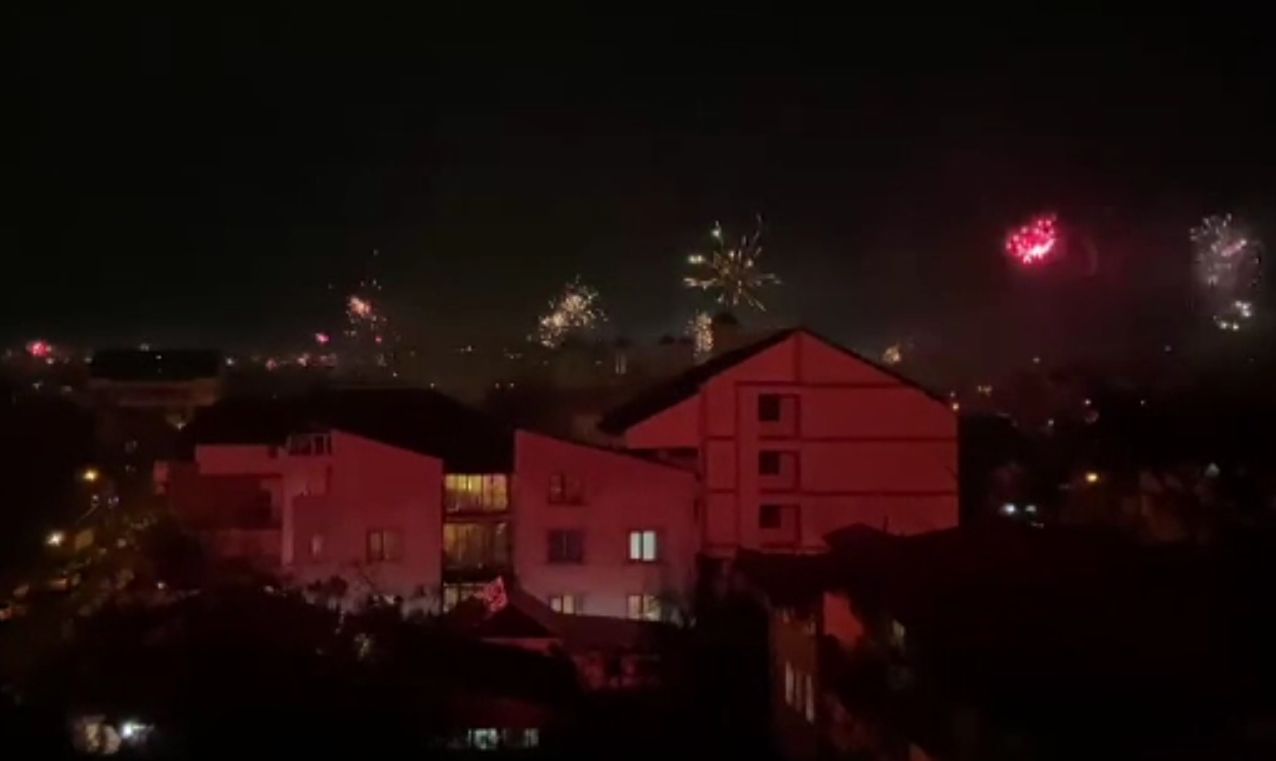 Artificiile au inundat cu lumină marile orașe, de Revelion