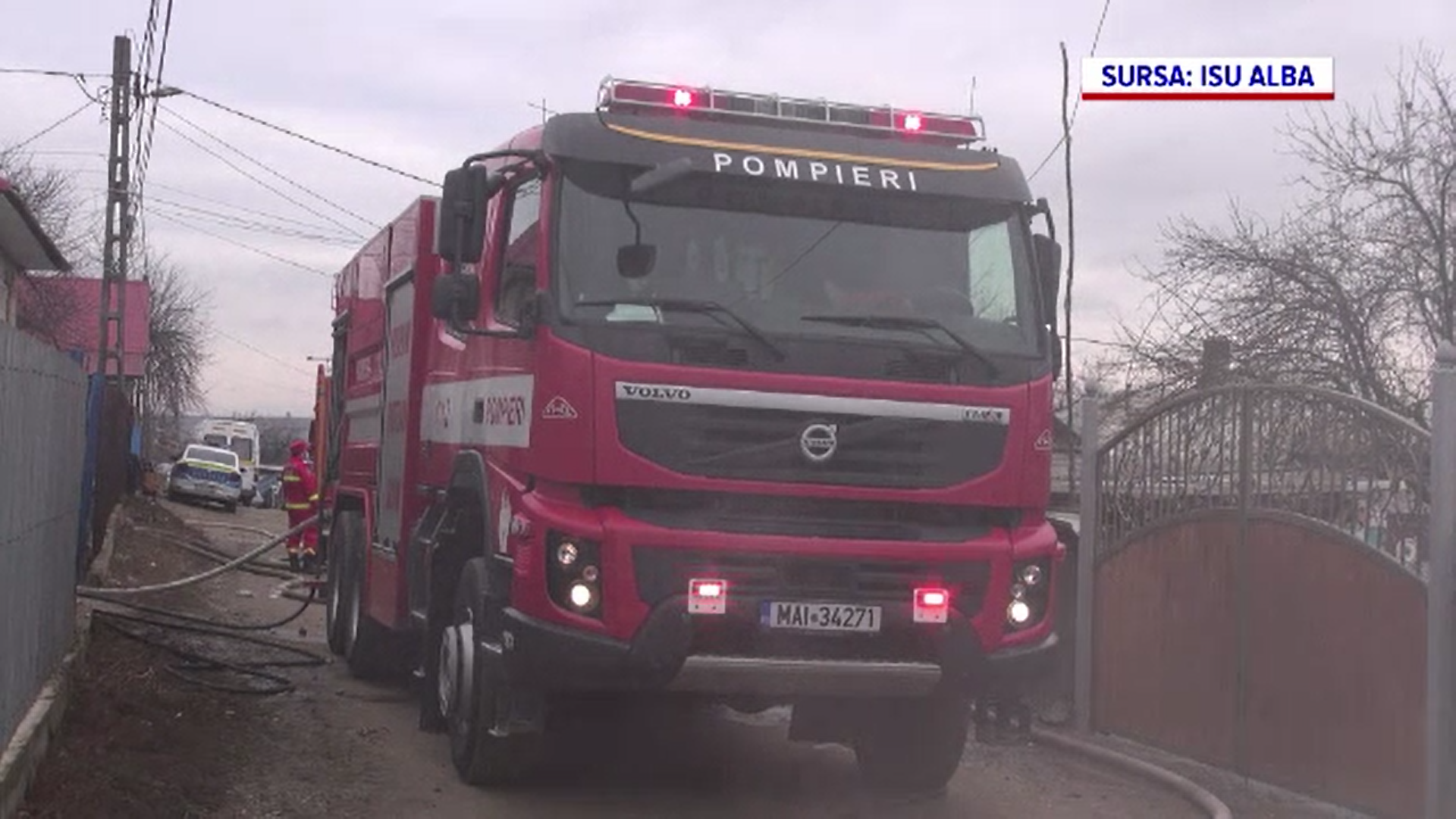 Incendiu la un cămin pentru persoane vârstnice din Alba. 50 de bătrâni au fost evacuați de urgență