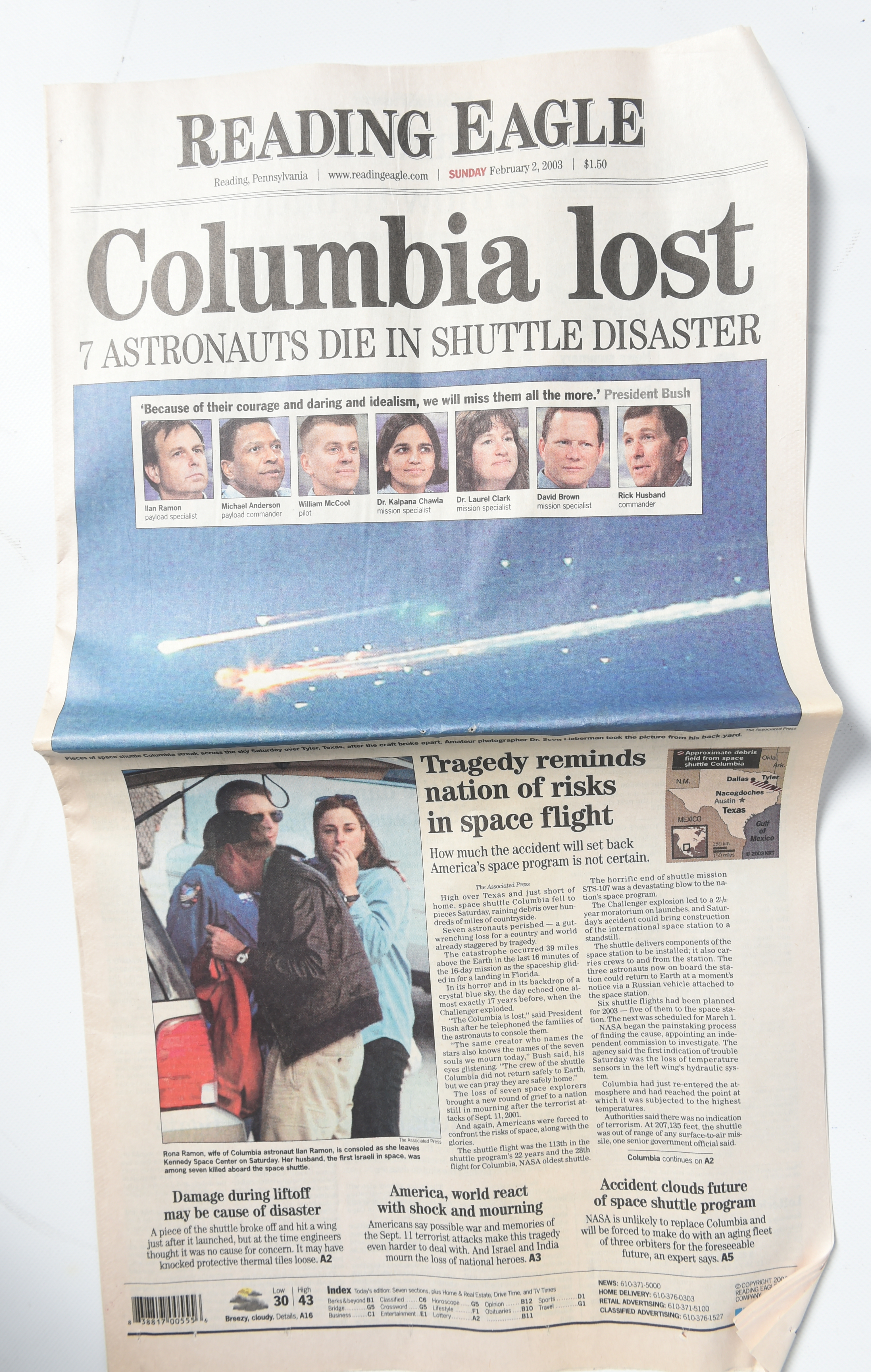 Se împlinesc 20 de ani de la explozia navetei Columbia, o tragedie care a curmat viaţa a şapte astronauţi | VIDEO ȘOCANT - Imaginea 11
