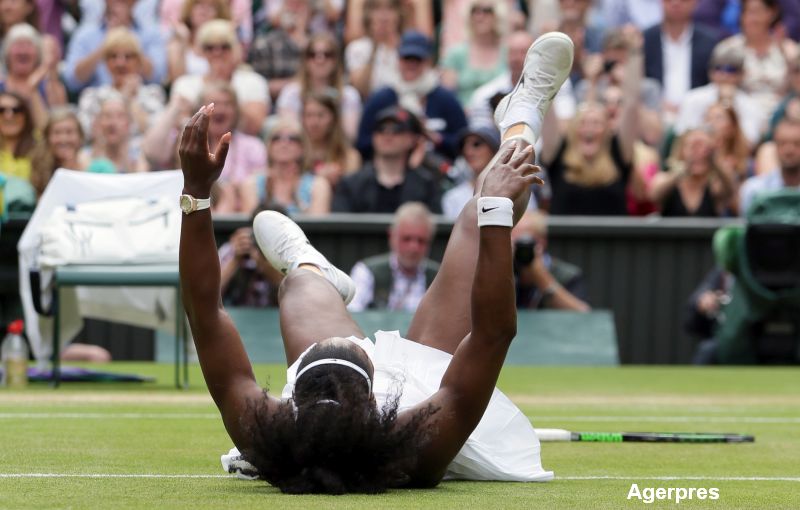 Serena Williams a castigat finala de la Wimbledon si a egalat un record istoric