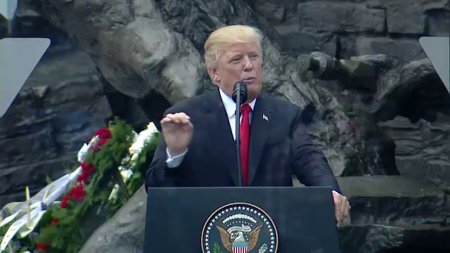 Discursul lui Donald Trump in Varsovia. I-a laudat pe polonezi si lansat acuzatii dure catre Rusia. Reactia Kremlinului - Imaginea 8