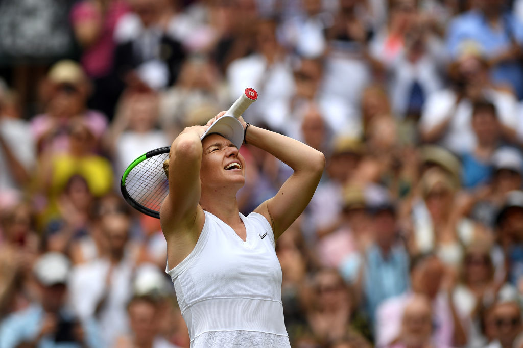 Simona Halep, prima campioană a României la Wimbledon. Victorie istorică, în mai puţin de o oră - Imaginea 12