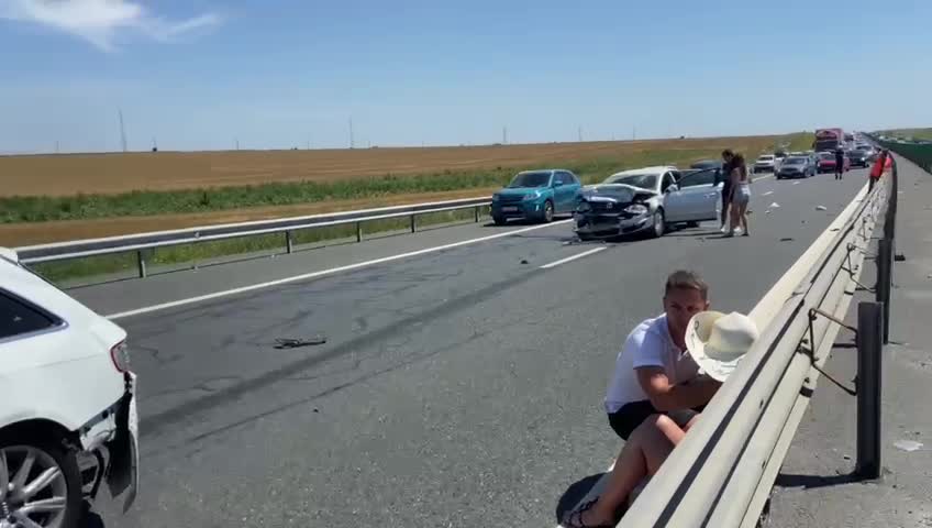 Încă un accident rutier s-a petrecut pe A2, pe sensul Constanța-București. VIDEO - Imaginea 1